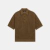 Amiri CROCHET MESH POLO