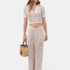 AMIRI CROCHET MESH POLO FÜR DAMEN
