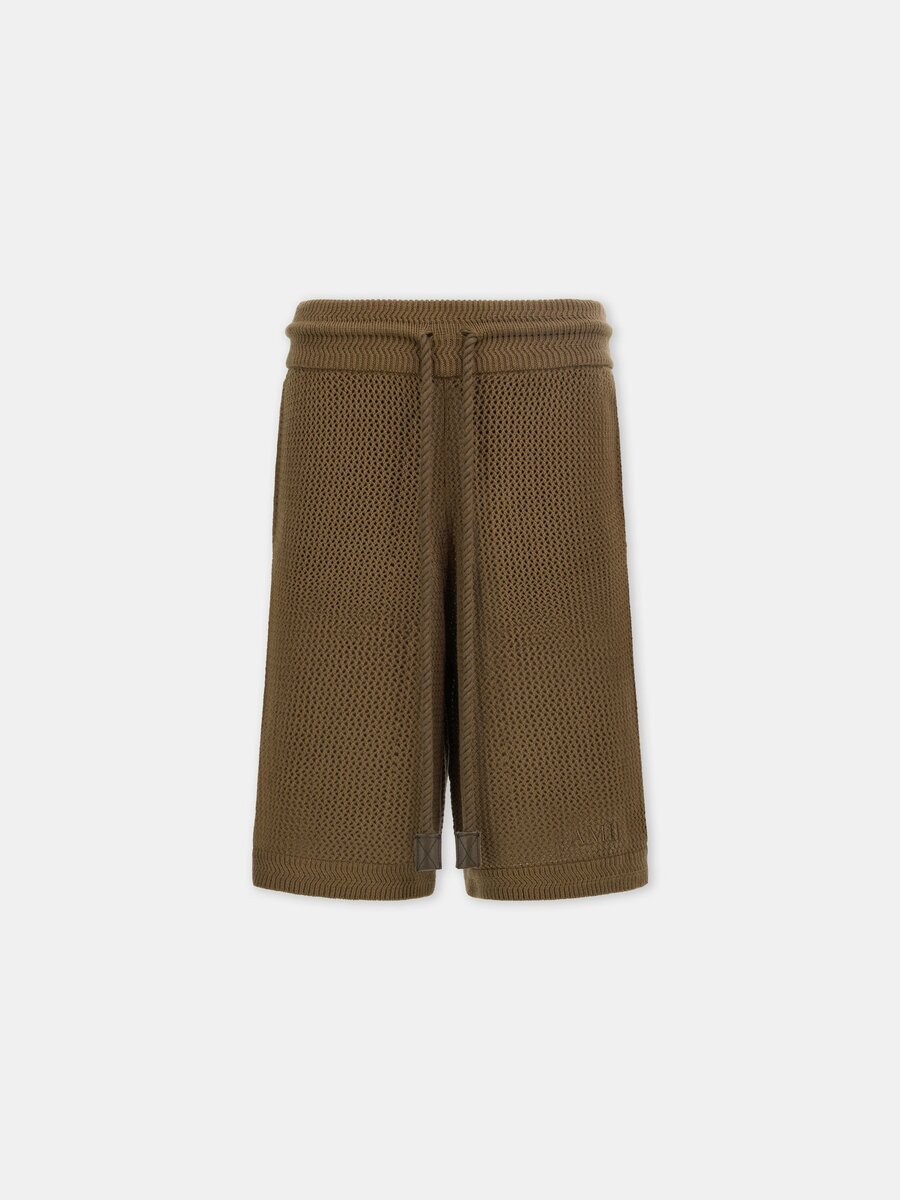 Amiri CROCHET MESH SHORT