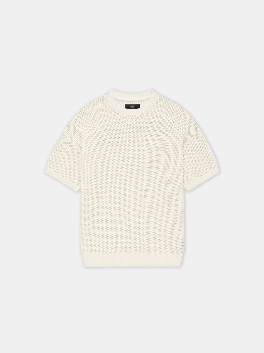 Amiri CROCHET MESH T-SHIRT
