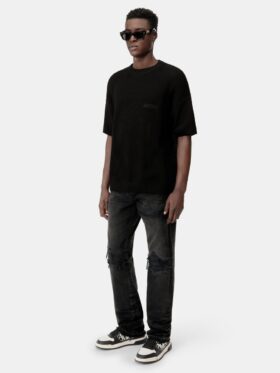 Amiri CROCHET MESH T-SHIRT