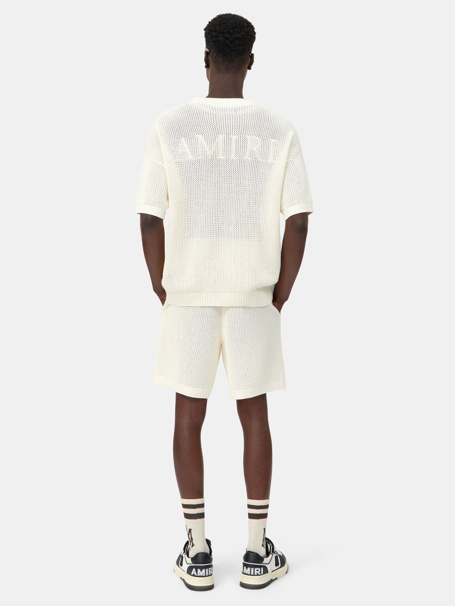 Amiri CROCHET MESH T-SHIRT