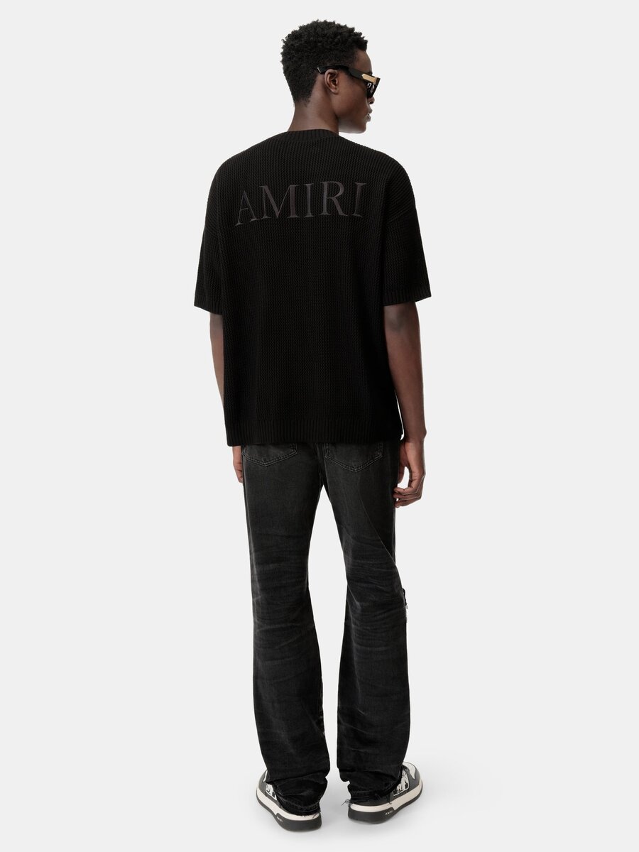 Amiri CROCHET MESH T-SHIRT