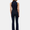 AMIRI RAW DENIM ZIP TOP FÜR DAMEN