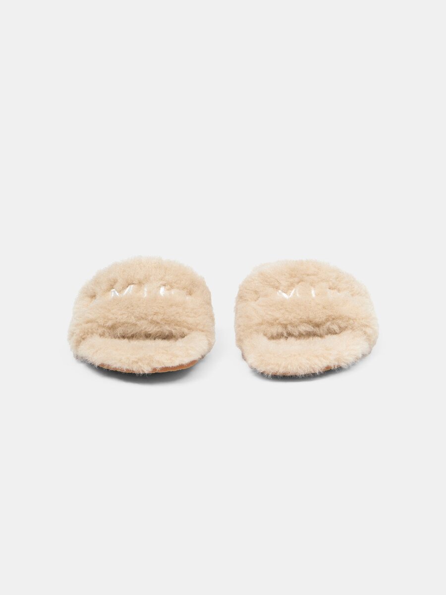 AMIRI SHEARLING-SLIDES FÜR DAMEN