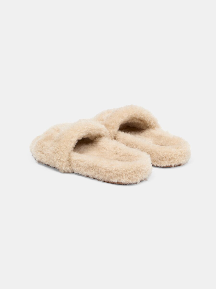 AMIRI SHEARLING-SLIDES FÜR DAMEN