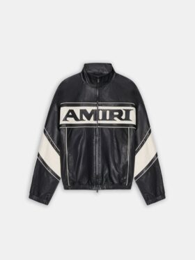 Amiri SPORT-LEDERJACKE