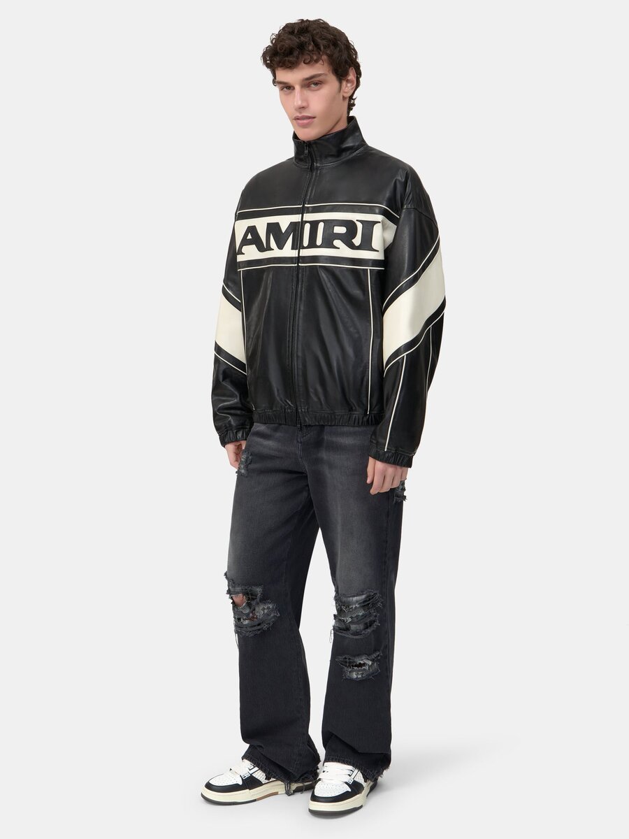 Amiri SPORT-LEDERJACKE