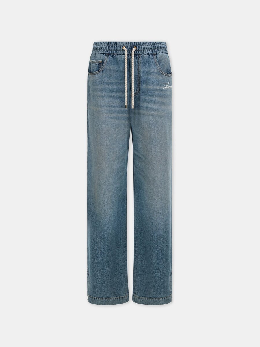 BAGGY-JEANS MIT ZIEHSNUR
