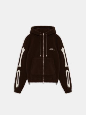 BONES FLEECE-HOODIE MIT REISSVERSCHLUSS