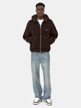 BONES FLEECE-HOODIE MIT REISSVERSCHLUSS