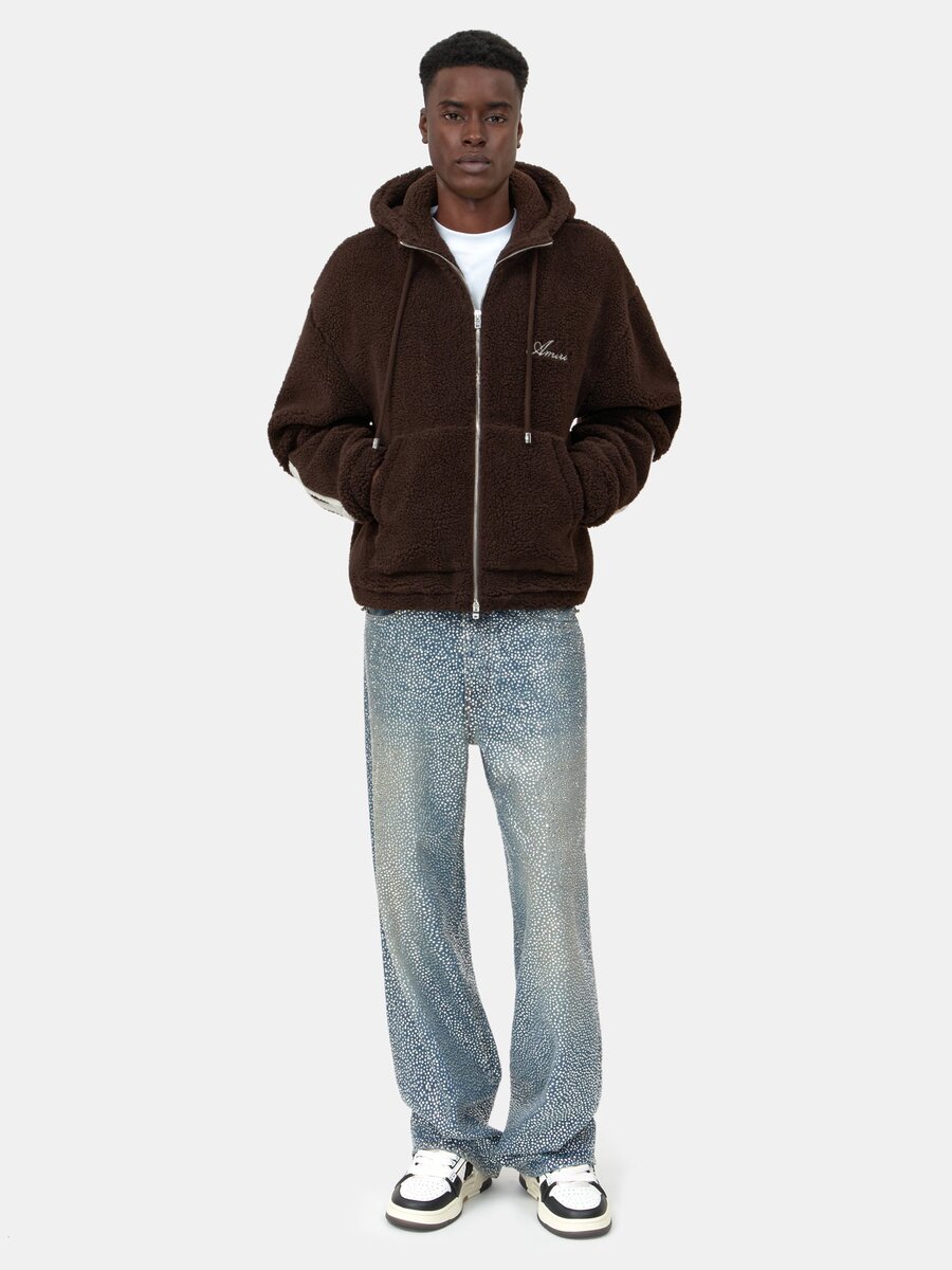 BONES FLEECE-HOODIE MIT REISSVERSCHLUSS