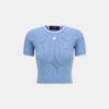DAMEN-BABY-T-SHIRT „MA“ AUS RIPPSTRICK