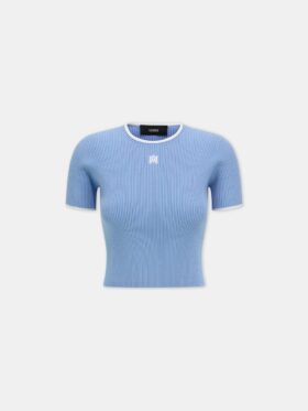 DAMEN-BABY-T-SHIRT „MA“ AUS RIPPSTRICK