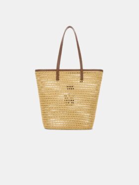 DAMEN-RAFFIA-TOTE „MA“