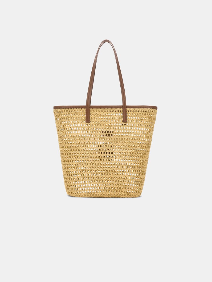 DAMEN-RAFFIA-TOTE „MA“