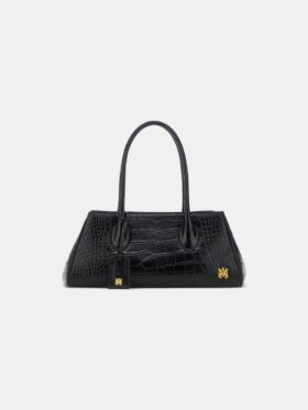 DAMEN-SCHULTERTASCHE „EMBOSSED CROC HONEY 40“