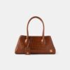 DAMEN-SCHULTERTASCHE „EMBOSSED CROC HONEY 40“