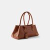 DAMEN-SCHULTERTASCHE „EMBOSSED CROC HONEY 40“