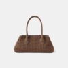 DAMEN-SCHULTERTASCHE „SUEDE CROC HONEY 40“