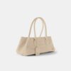 DAMEN-SCHULTERTASCHE „SUEDE CROC HONEY 40“