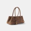 DAMEN-SCHULTERTASCHE „SUEDE CROC HONEY 40“