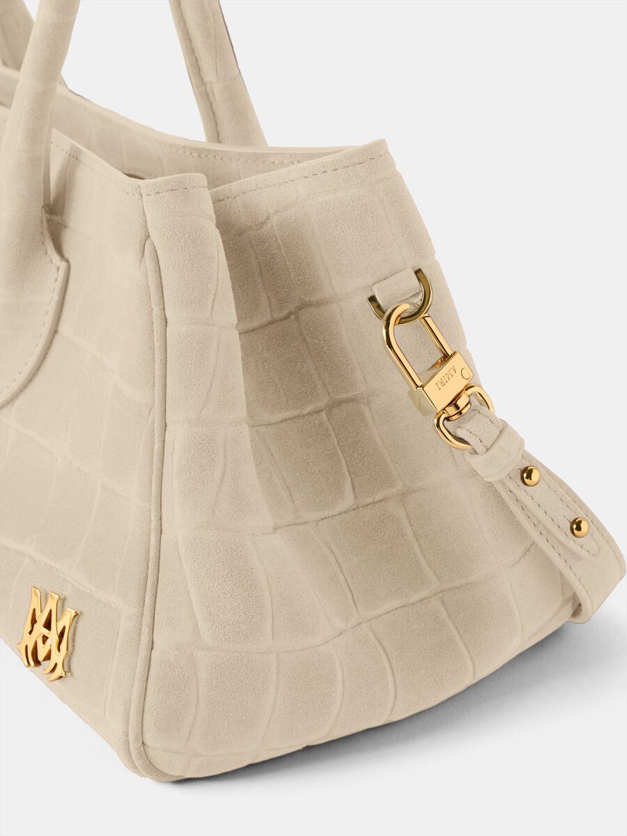 DAMEN-SCHULTERTASCHE „SUEDE CROC HONEY 40“