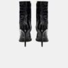 DAMEN-STILETTO-STIEFEL „MA“ MIT KROKODIL-PRÄGUNG