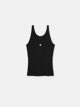 DAMEN-TANKTOP MIT „MA“-STICKEREI UND RIPPENSTRICK