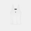 DAMEN-TANKTOP MIT „MA“-STICKEREI UND RIPPENSTRICK