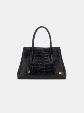 DAMEN-TOTE „EMBOSSED CROC HONEY 40“