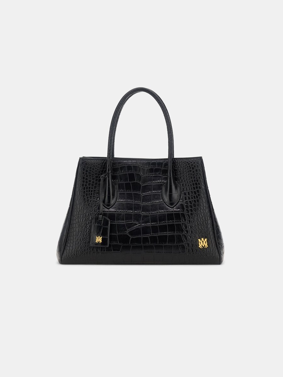 DAMEN-TOTE „EMBOSSED CROC HONEY 40“