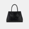 DAMEN-TOTE „EMBOSSED CROC HONEY 40“