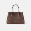 DAMEN-TOTE „SUEDE CROC HONEY 40“