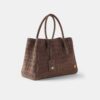 DAMEN-TOTE „SUEDE CROC HONEY 40“