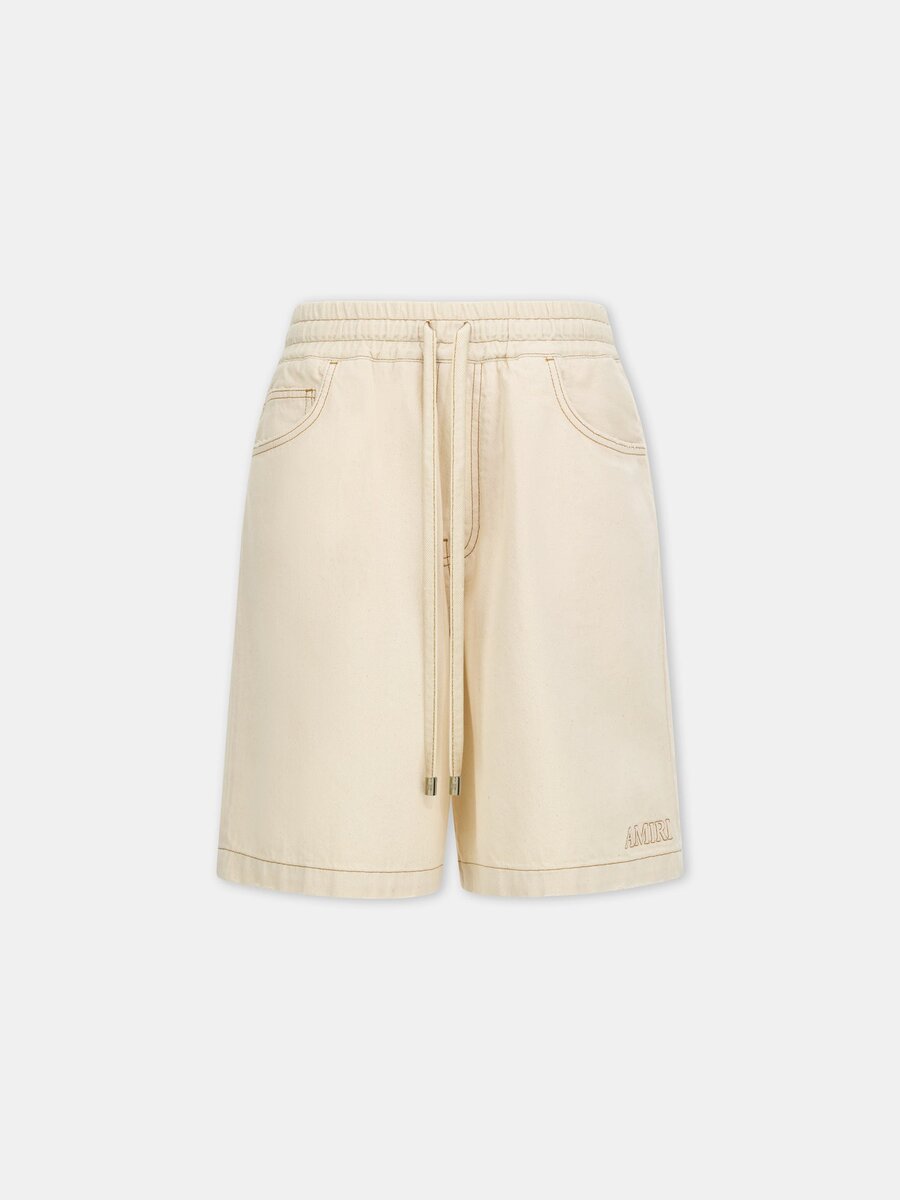 DENIM-SHORTS MIT ZIEHSNUR