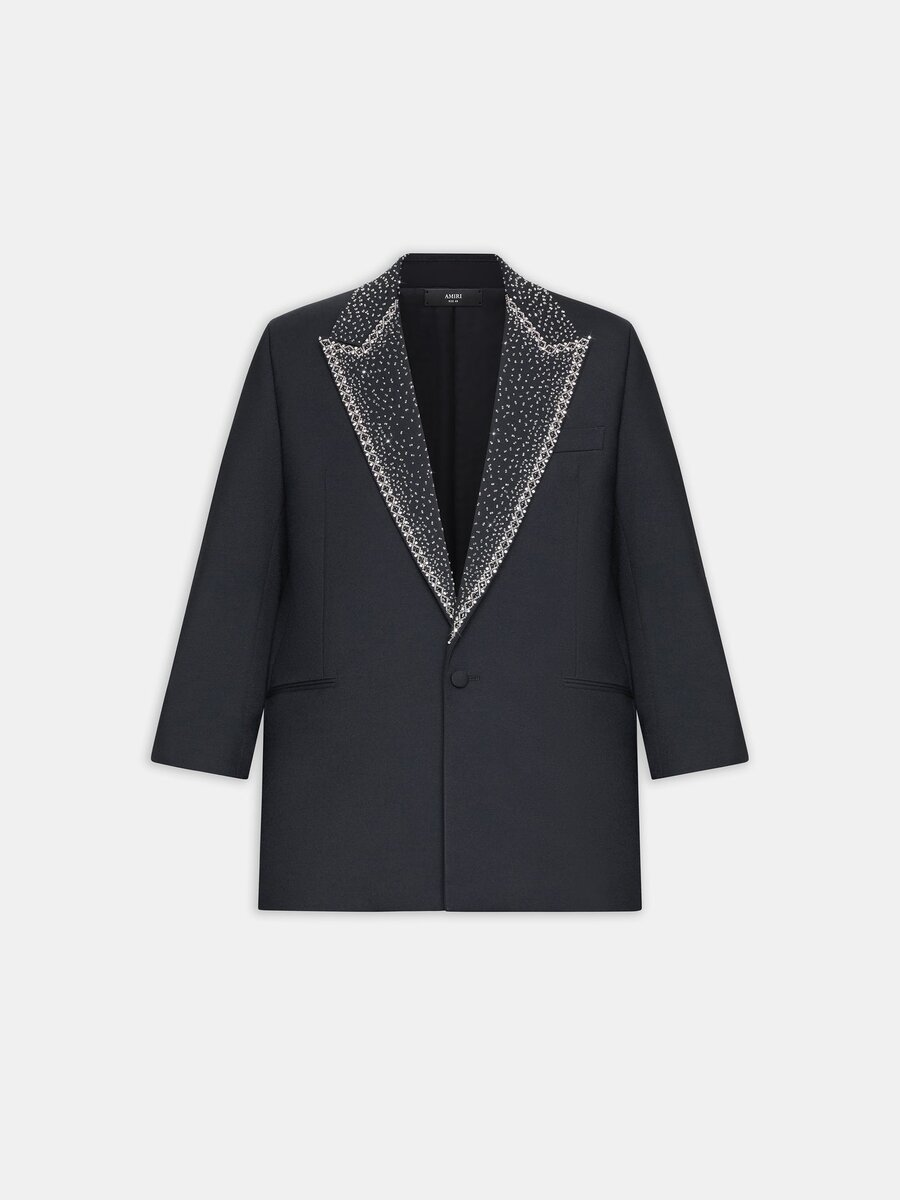 EINREIHIGER BLAZER MIT VERZIERTEM REVERS