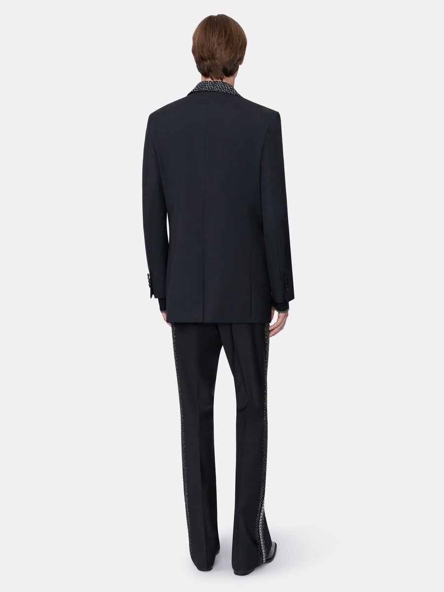 EINREIHIGER BLAZER MIT VERZIERTEM REVERS