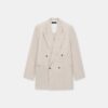 GESTREIFTER ZWEIREIHIGER BLAZER
