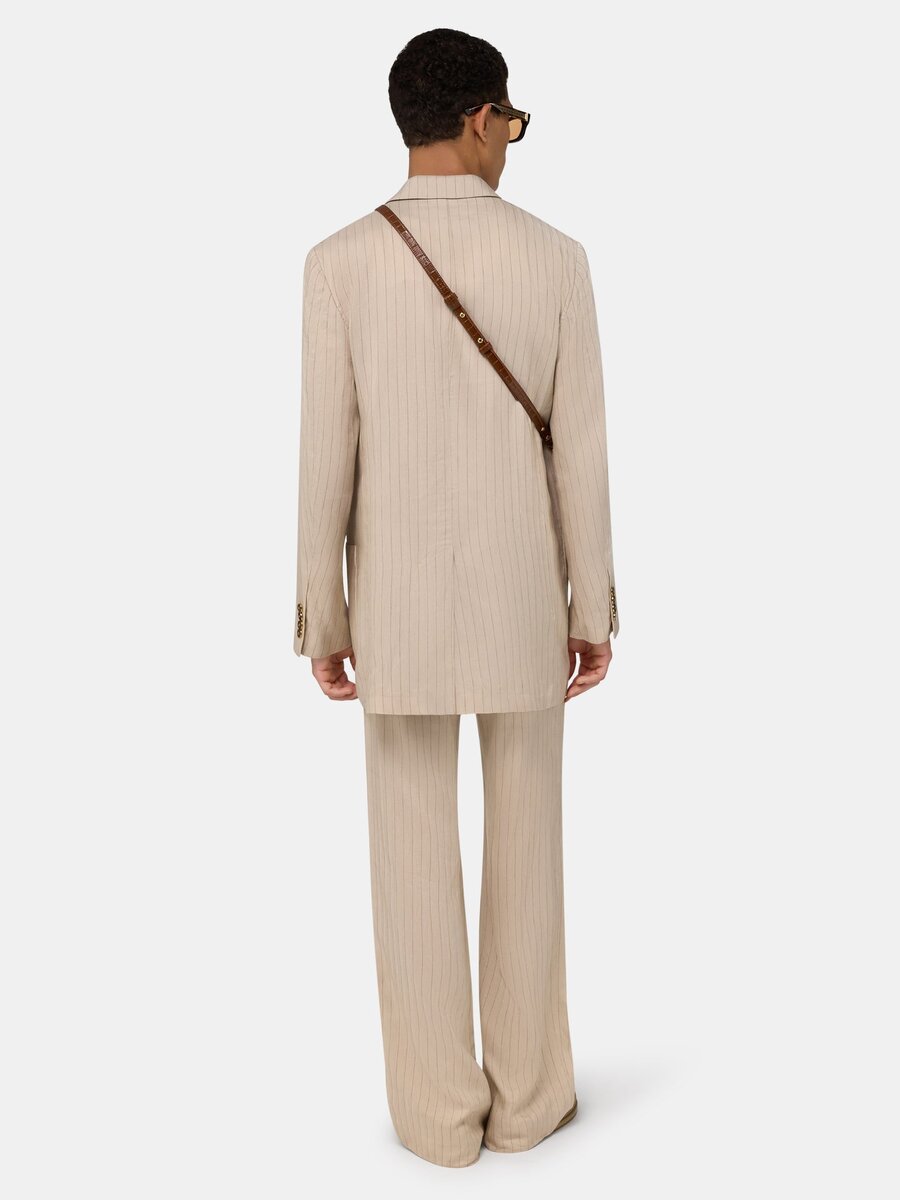 GESTREIFTE TAILLIERTE HOSE