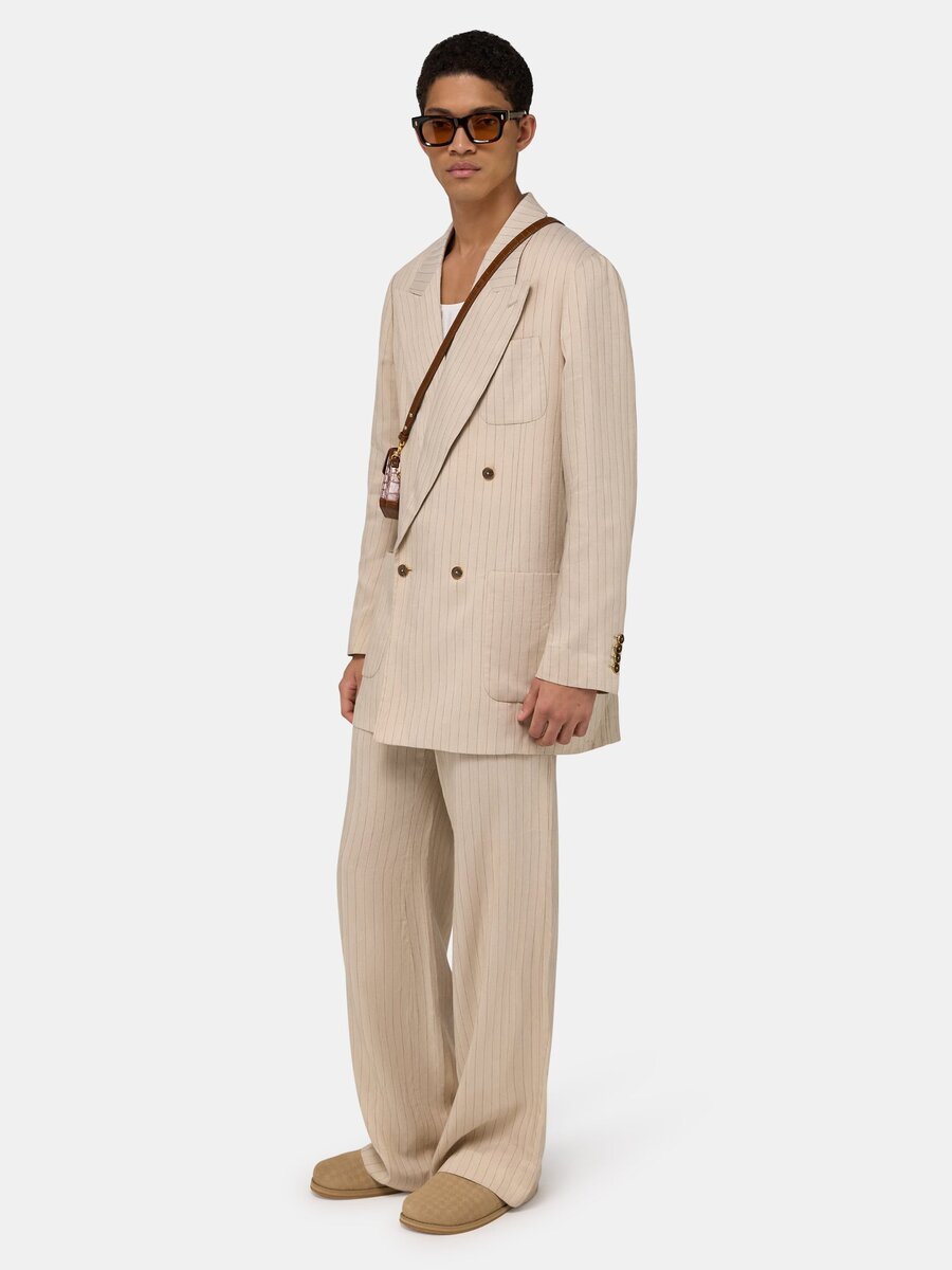 GESTREIFTE TAILLIERTE HOSE