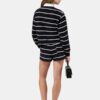 GESTREIFTE SWEATSHORTS FÜR DAMEN