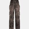 GEWASCHENE CARGO-JEANS