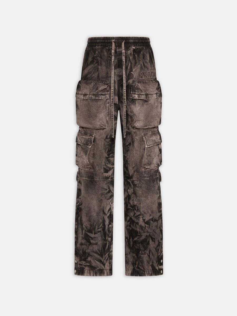 GEWASCHENE CARGO-JEANS