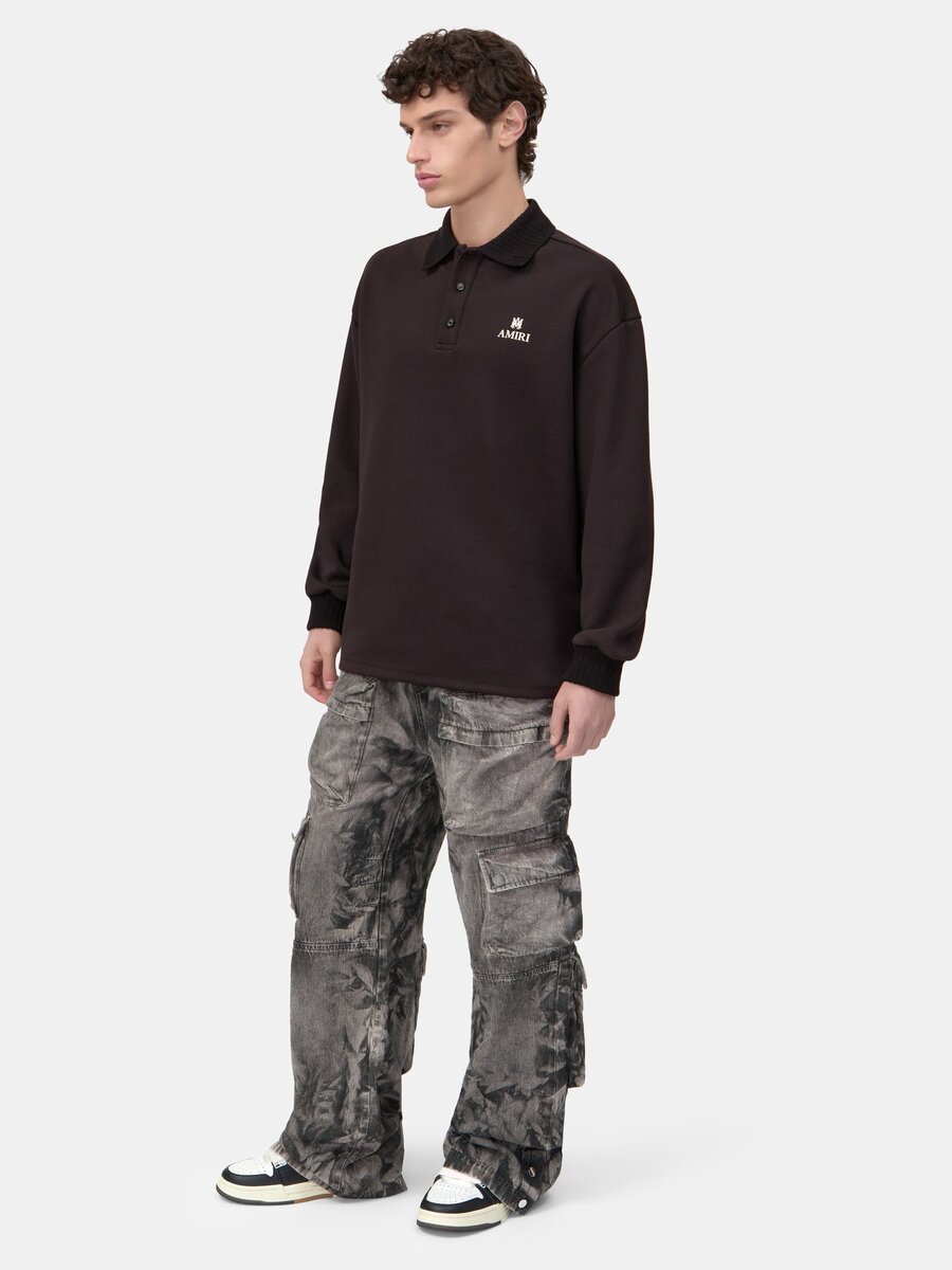 GEWASCHENE CARGO-JEANS