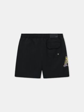 KINDER-BADEHOSE MIT VERSETZTEM LOGO