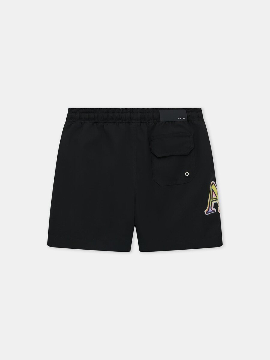 KINDER-BADEHOSE MIT VERSETZTEM LOGO