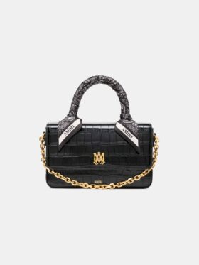 LANGES MA-TASCHE FÜR DAMEN MIT KROKODILPRÄGUNG