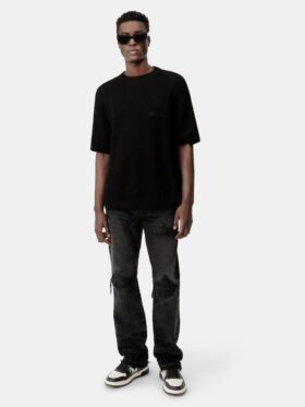 LEATHER STRAIGHT MX1 JEAN