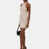 MA GESTREIFTES HALTER-MINIKLEID FÜR DAMEN